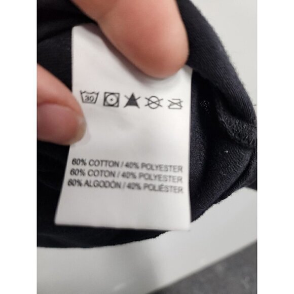 O'neill Mens Long Sleeve T-Shirt Large Black Printed Back Crew Neck Pullover - Picture 5 of 8